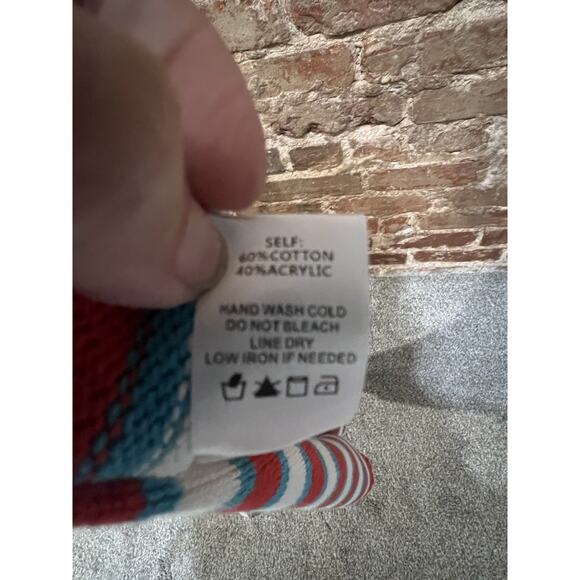 Pink Lilly Striped Sweater Dress Maxi Size M Sleeveless Stretch - So Pretty! - Picture 7 of 7